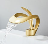 Zina - Modern Curved Bathroom Faucet