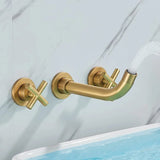 Retro Two-Handle Wall Mounted Faucet