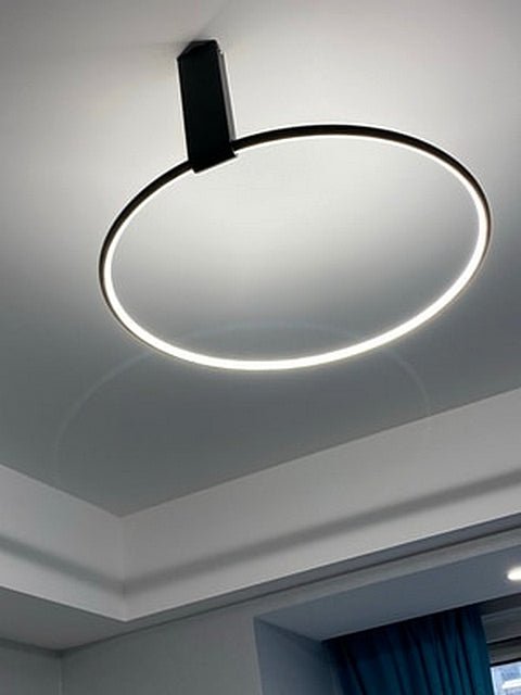 Aluminum LED Ceiling Lamp in a Nordic Style for Bedroom Living Room