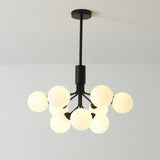 Cora - Modern Glass Globe Chandelier