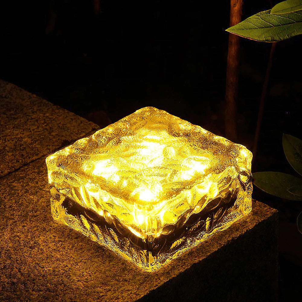 Outdoor Solar Ice Cube LED Lights