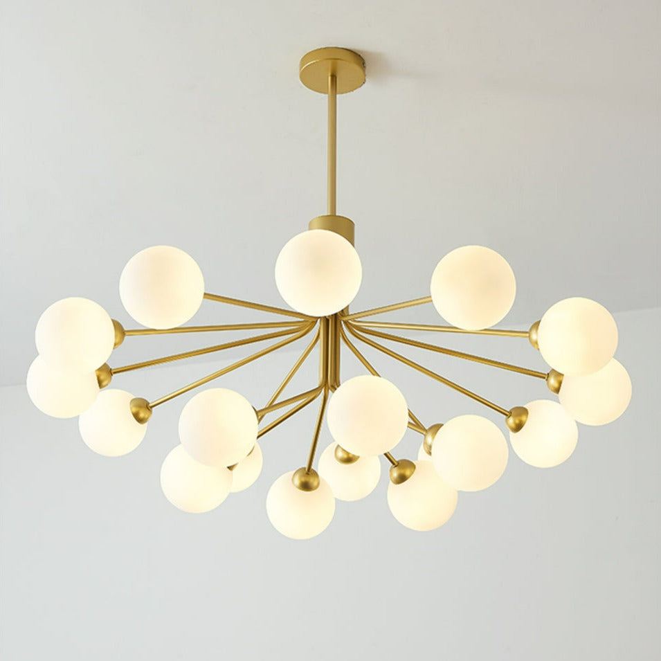 Cora - Modern Glass Globe Chandelier