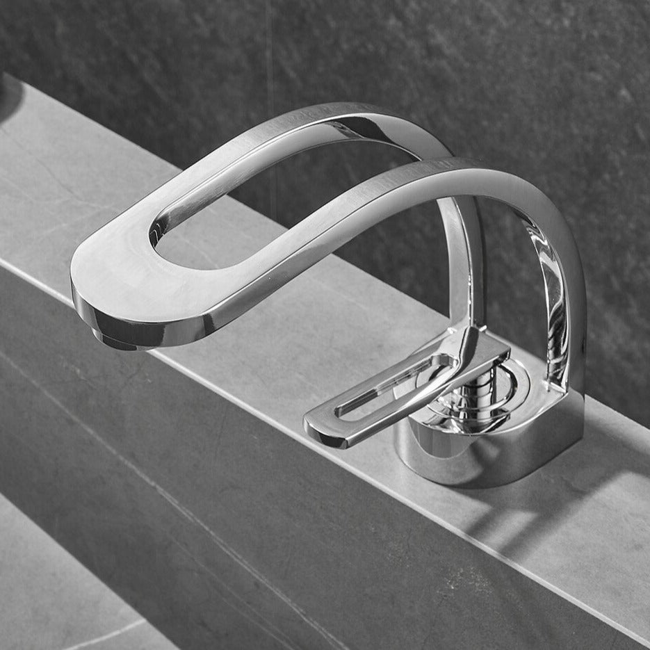 Oliver - Curved Dual-Channel Modern Bathroom Faucet