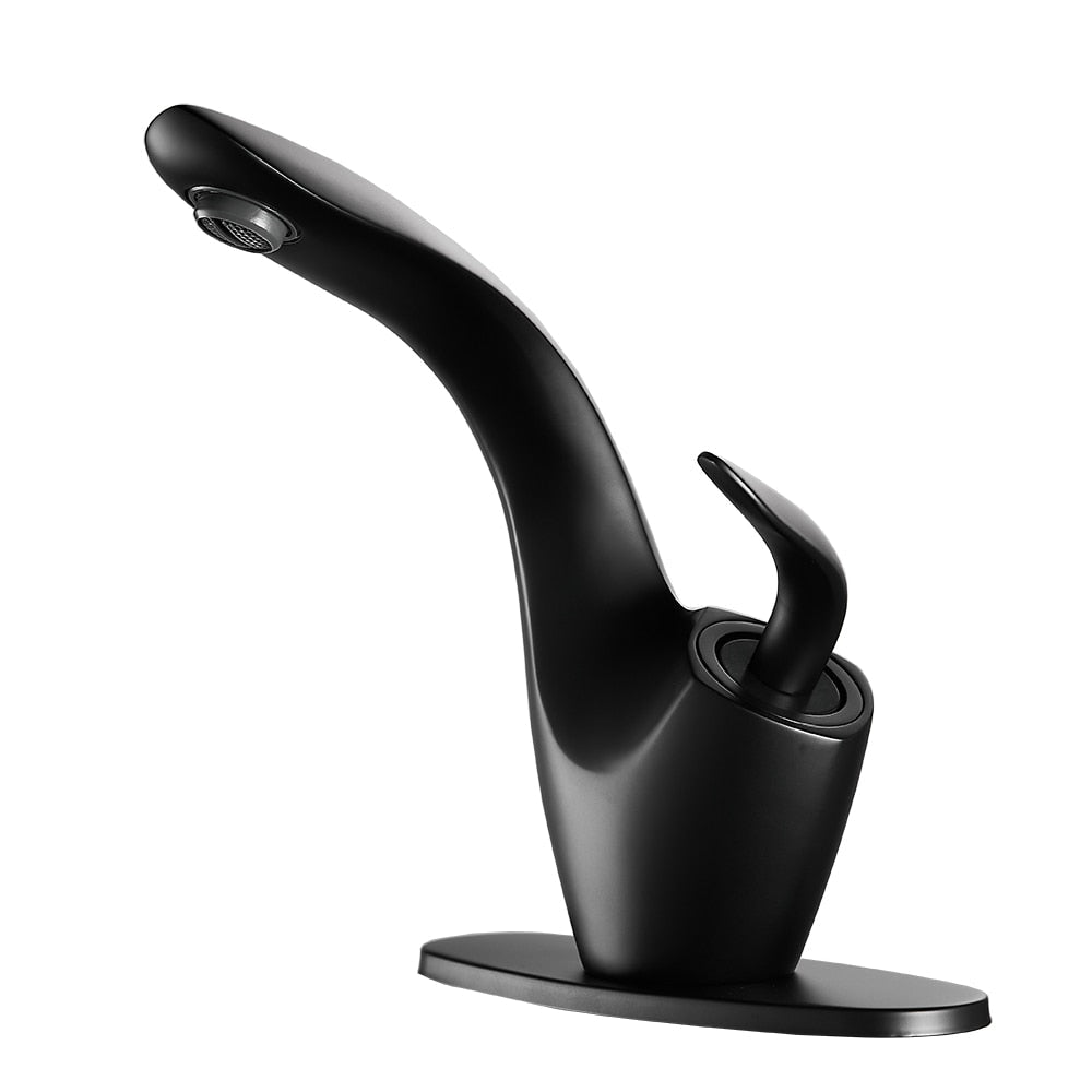 Jacob - Modern Curved Bathroom Faucet