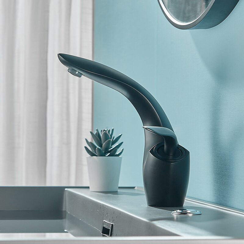 Jacob - Modern Curved Bathroom Faucet