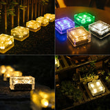 Outdoor Solar Ice Cube LED Lights