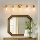 Multi-Bulb Glass Globe Vanity Light