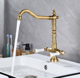 Vintage Brass Two-Handle Faucet