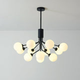 Cora - Modern Glass Globe Chandelier