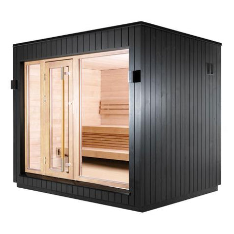 SaunaLife Model Outdoor Sauna G7S with Bluetooth | Garden Series