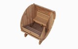 SaunaLife 2-4 Person 5' Long Barrel Sauna | Ergo Model E6