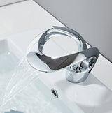 Zina - Modern Curved Bathroom Faucet