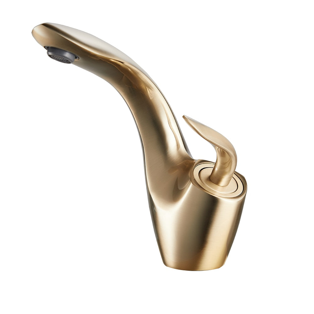 Jacob - Modern Curved Bathroom Faucet