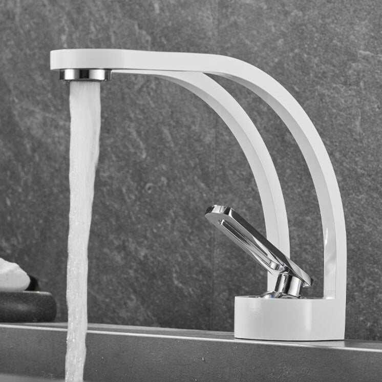 Oliver - Curved Dual-Channel Modern Bathroom Faucet