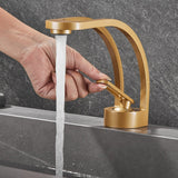 Oliver - Curved Dual-Channel Modern Bathroom Faucet