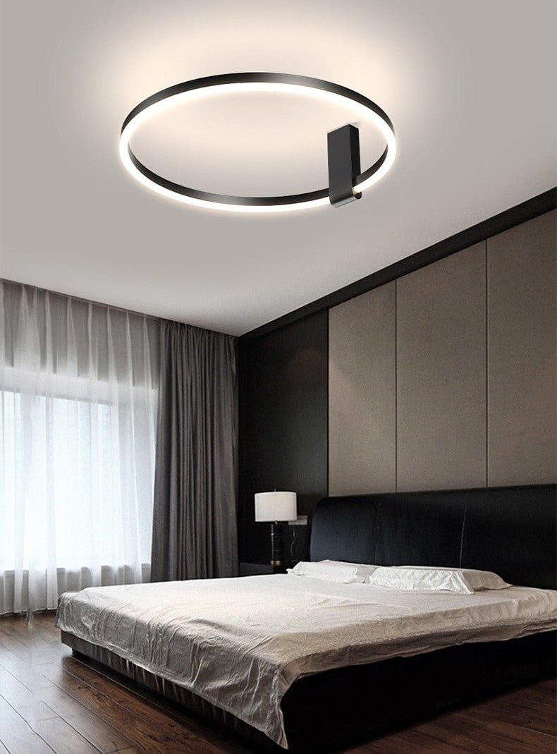 Aluminum LED Ceiling Lamp in a Nordic Style for Bedroom Living Room