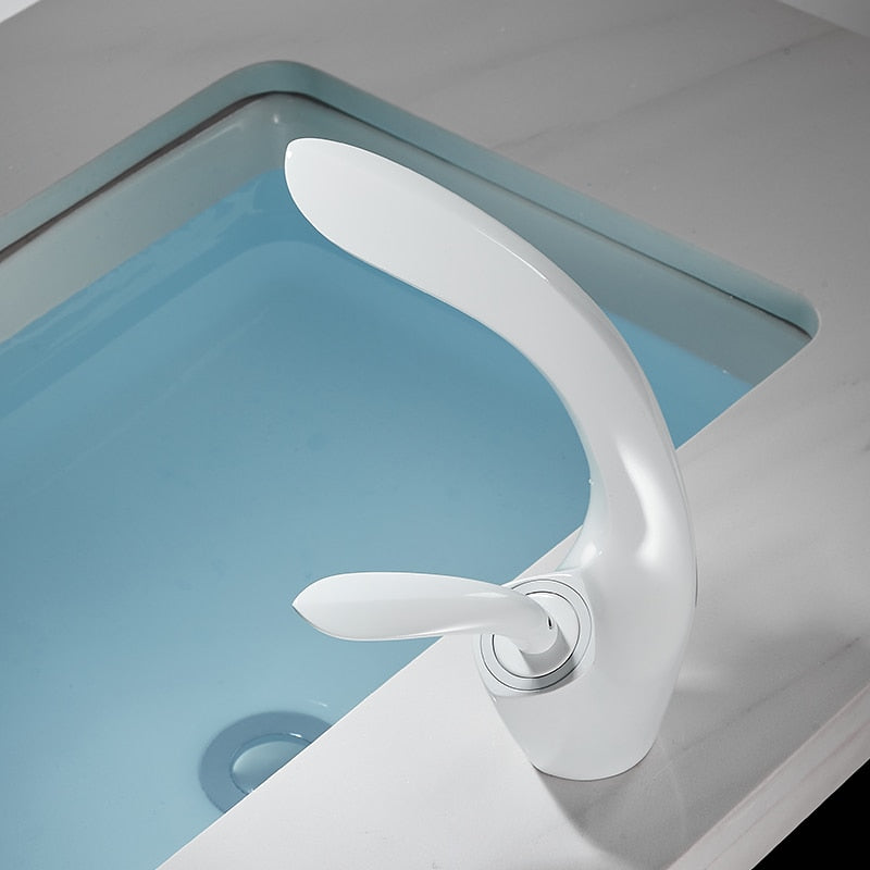 Jacob - Modern Curved Bathroom Faucet