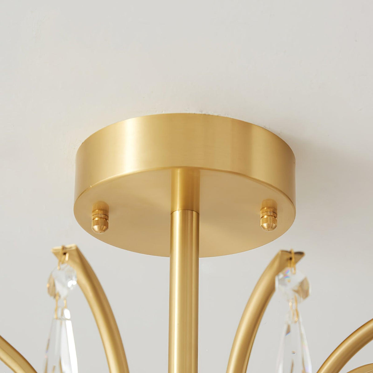 Shell Brass Ceiling Lamp