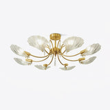 Shell Brass Ceiling Lamp