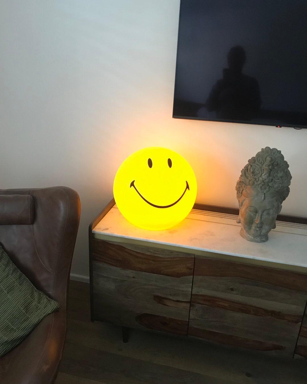 Smiling Rechargeable Built-in Battery Table Lamp