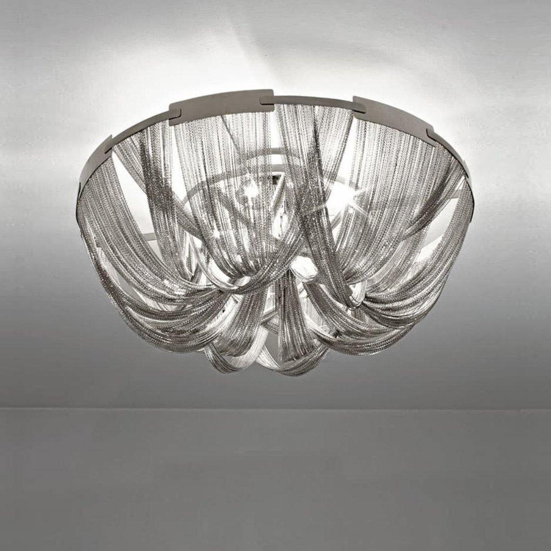 Tassel Aluminum Chain Ceiling Light