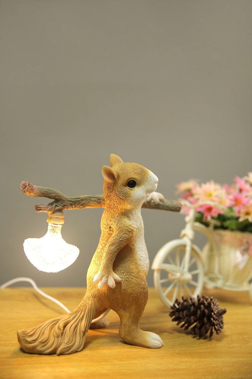 Squirrel Table Lamp