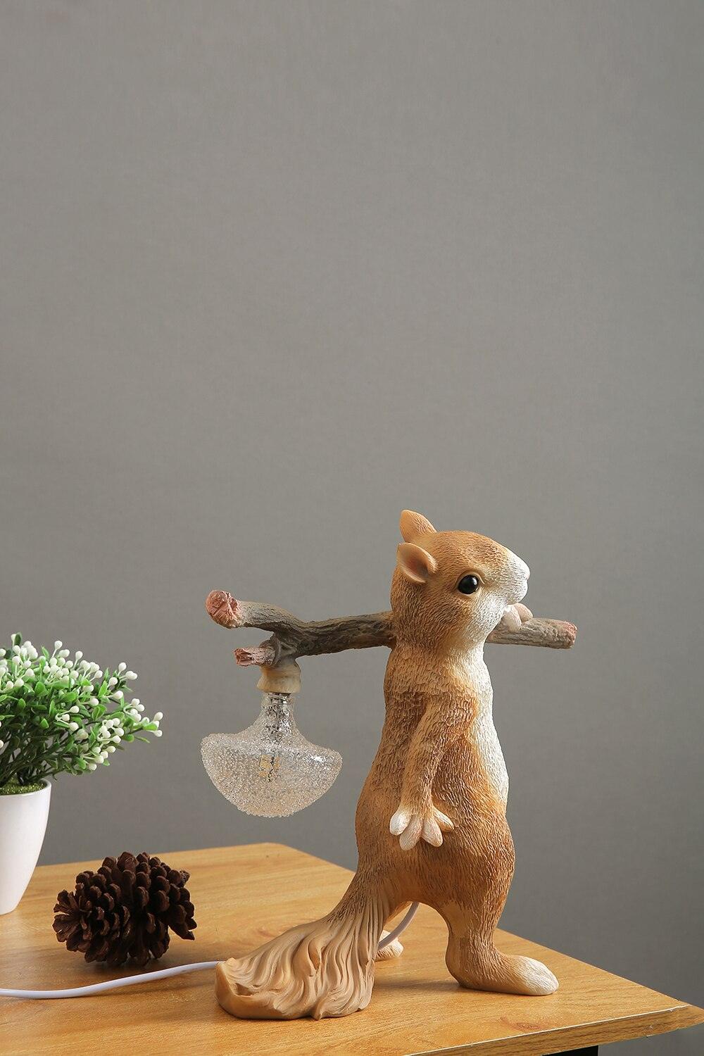 Squirrel Table Lamp