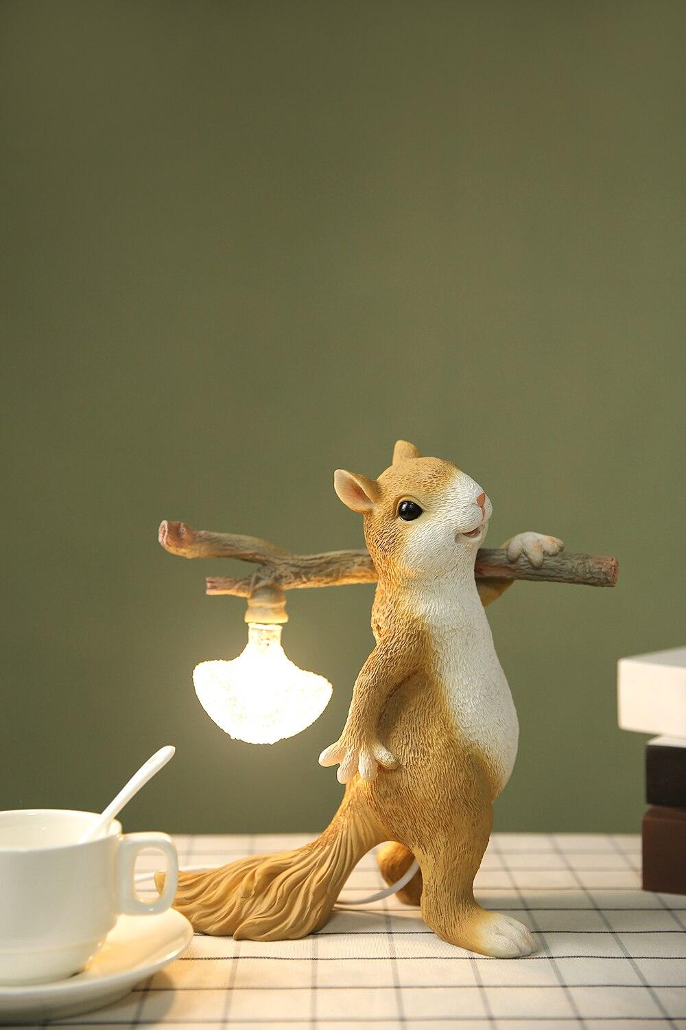 Squirrel Table Lamp