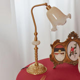 Tulip Brass Table Lamp