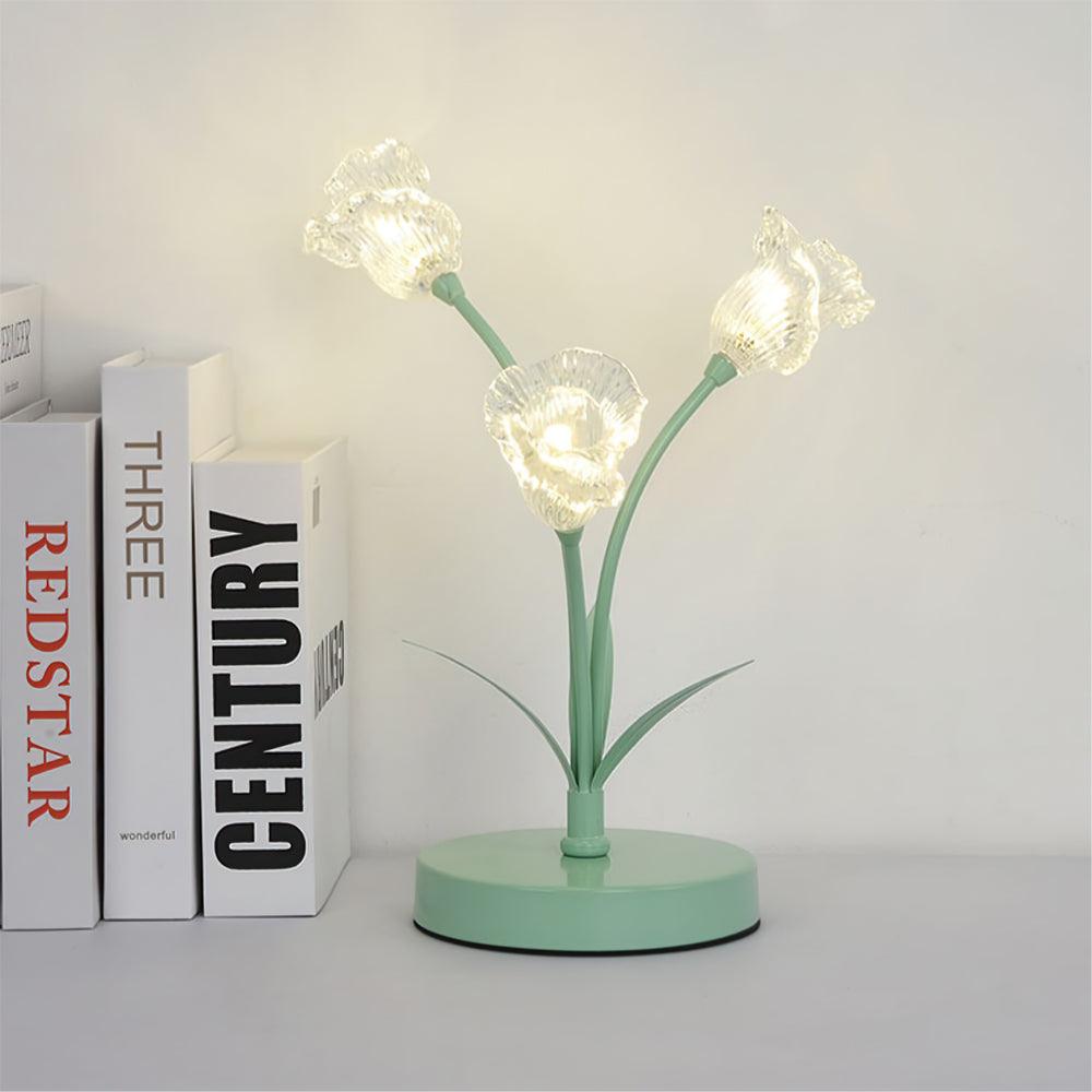 Tulip Crystal Table Lamp