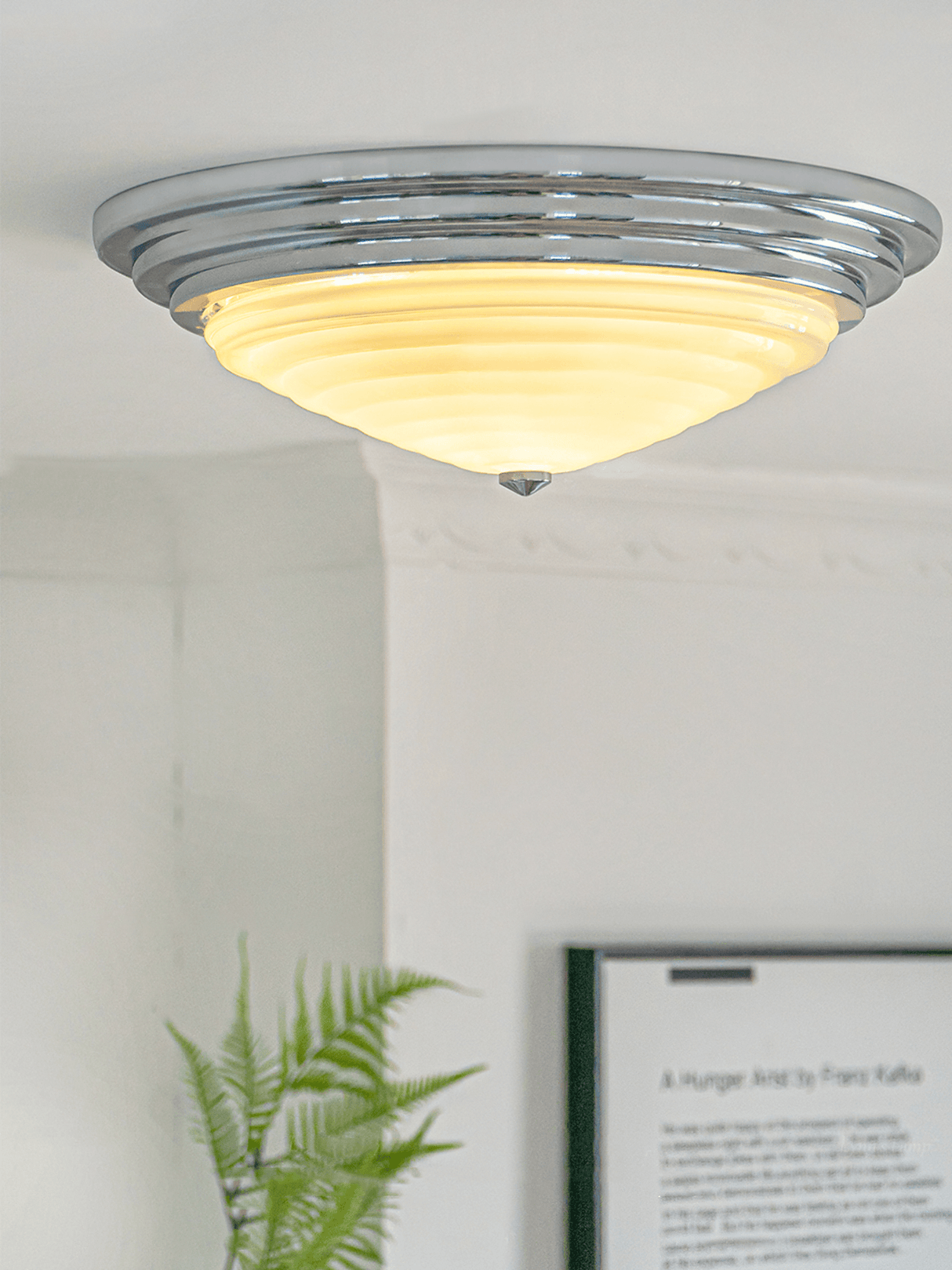 Shell Dome Ceiling Lamp