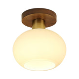 White Shell Ceiling Lamp