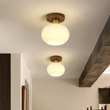 White Shell Ceiling Lamp