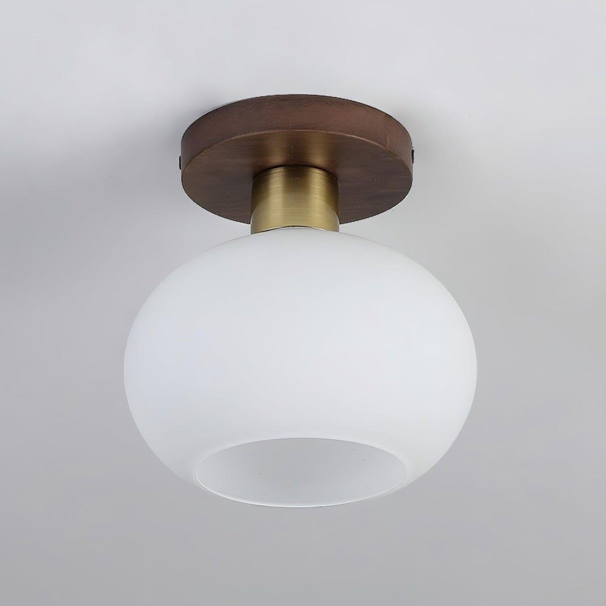 White Shell Ceiling Lamp