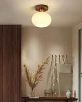 White Shell Ceiling Lamp