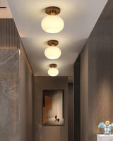 White Shell Ceiling Lamp