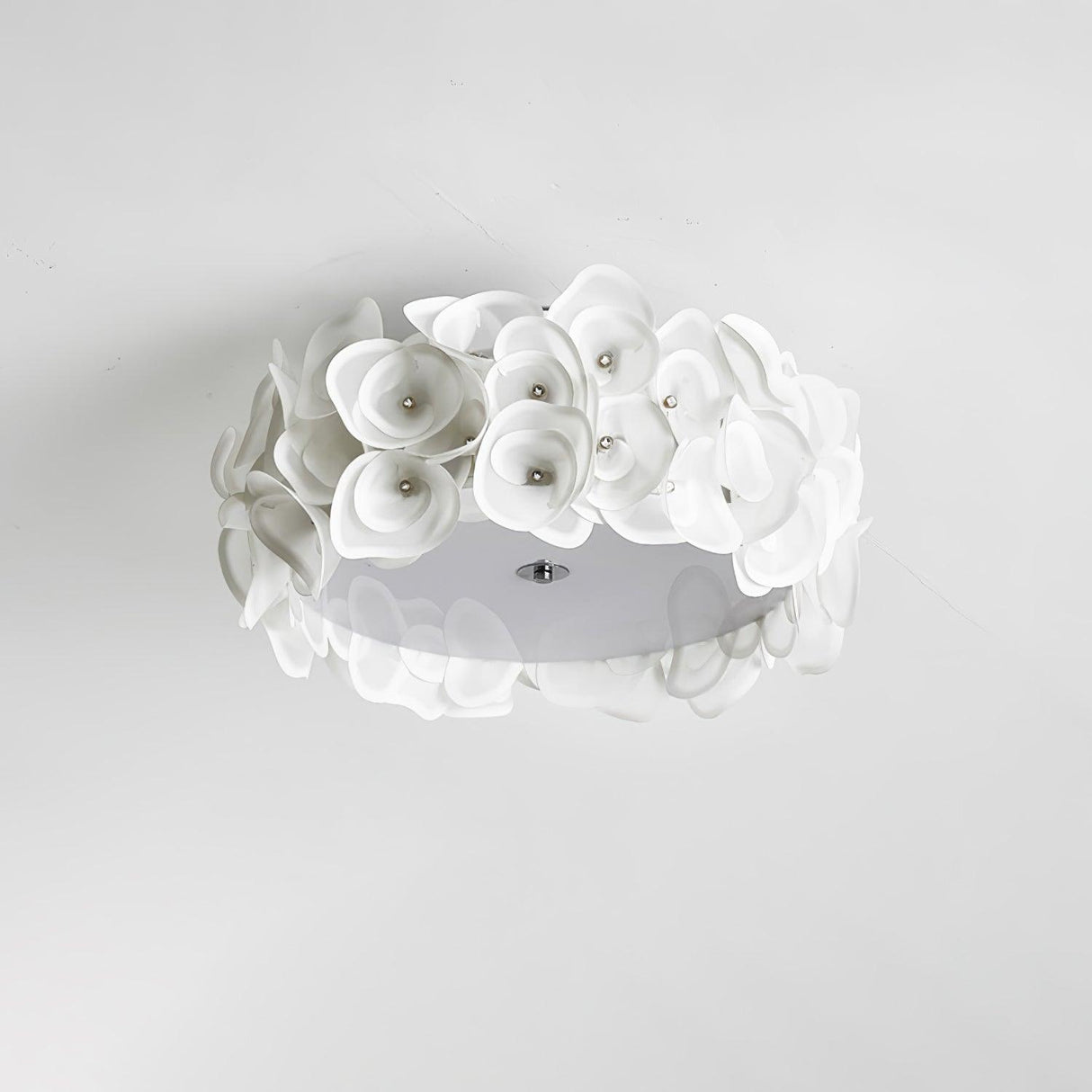 White Flower Ceiling Lamp