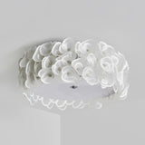 White Flower Ceiling Lamp