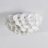 White Flower Ceiling Lamp