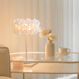 White Flower Table Lamp