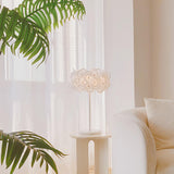 White Flower Table Lamp