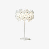 White Flower Table Lamp