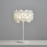 White Flower Table Lamp