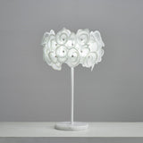 White Flower Table Lamp