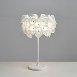 White Flower Table Lamp