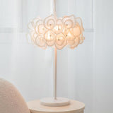 White Flower Table Lamp