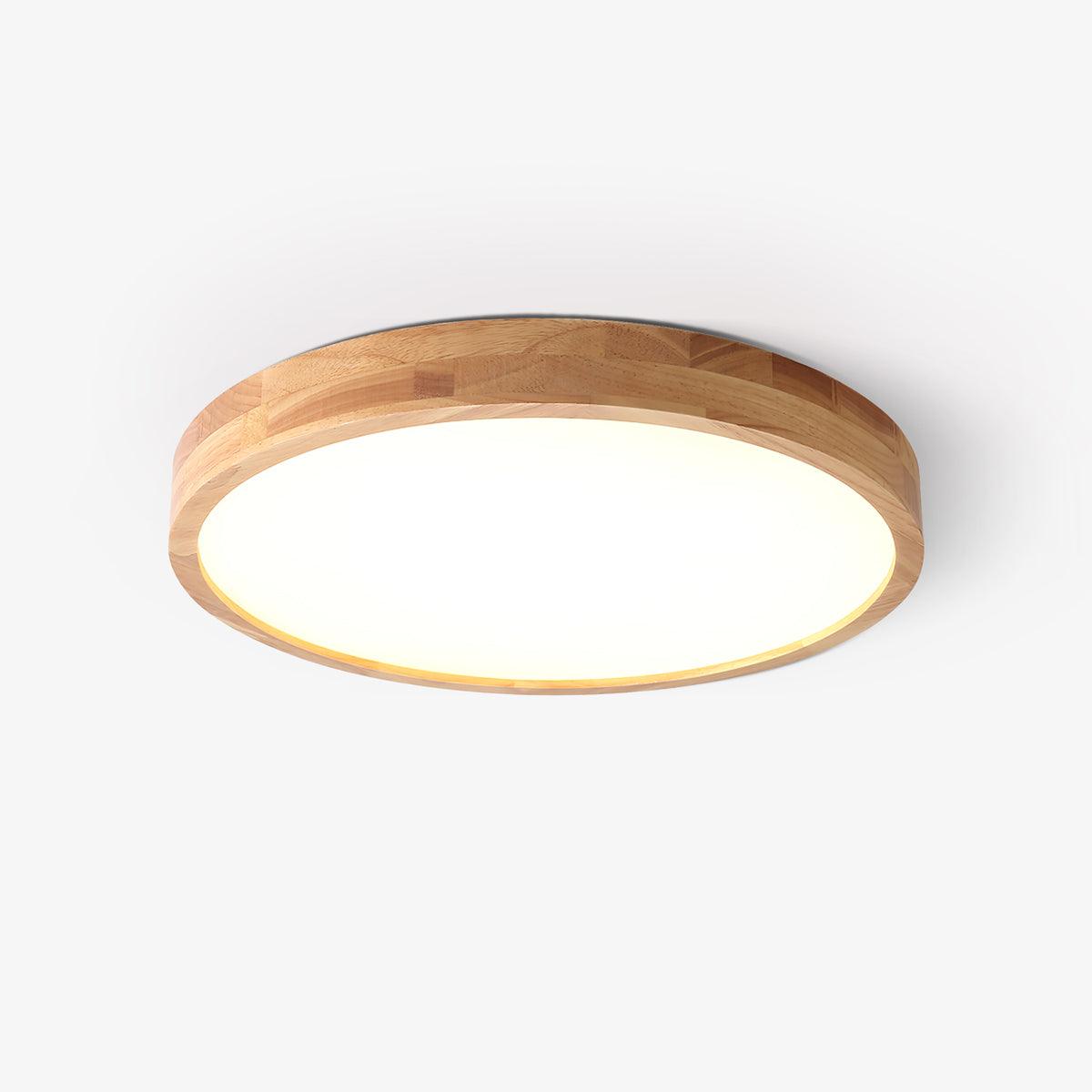 Geometric Wooden Ceiling Light