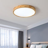 Geometric Wooden Ceiling Light