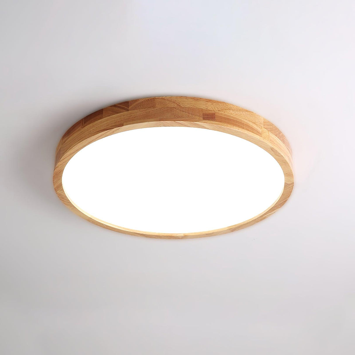 Geometric Wooden Ceiling Light