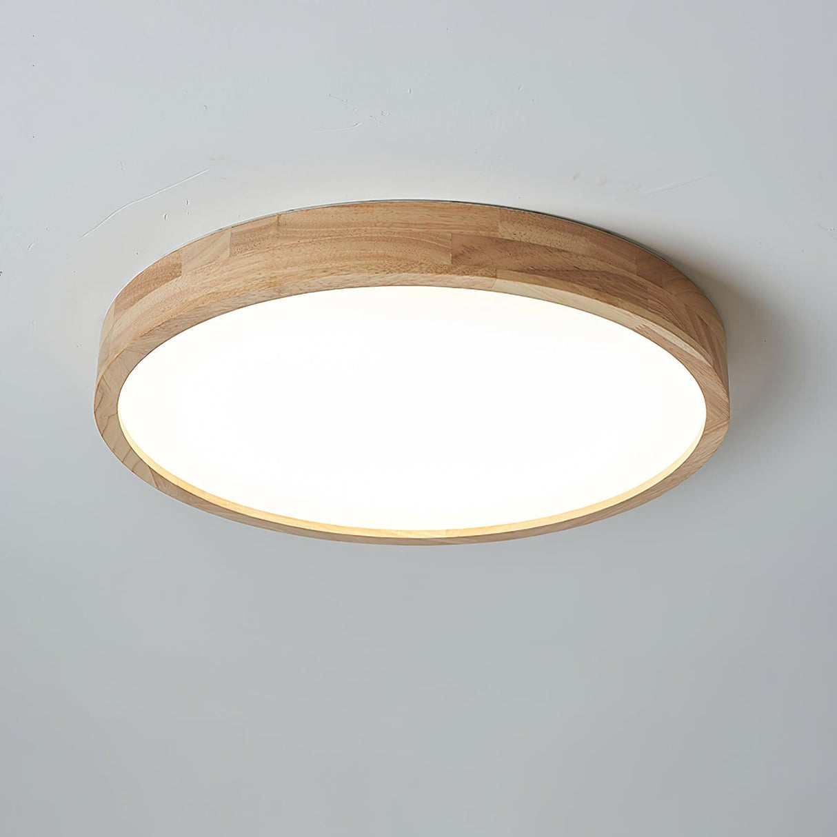 Geometric Wooden Ceiling Light